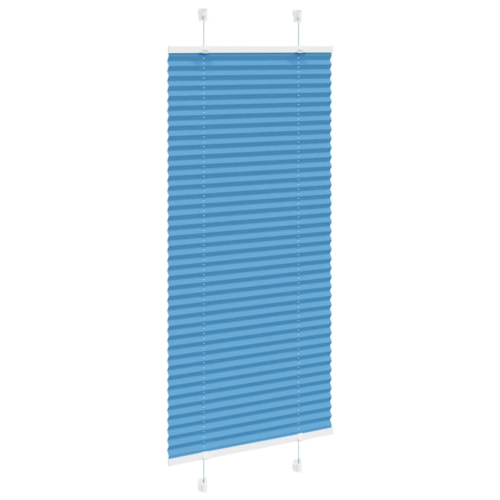 Thumbnail - vidaXL Plissee Blau 60x150 cm Stoffbreite 59,4 cm Polyester