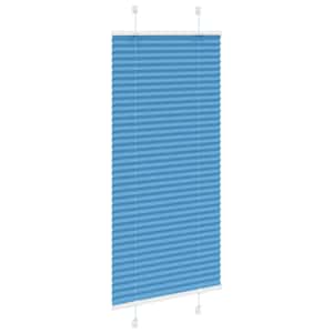 Plisovaná roleta modrá 60x150 cm Šířka látky 59,4 cm Polyester - obrázek 3