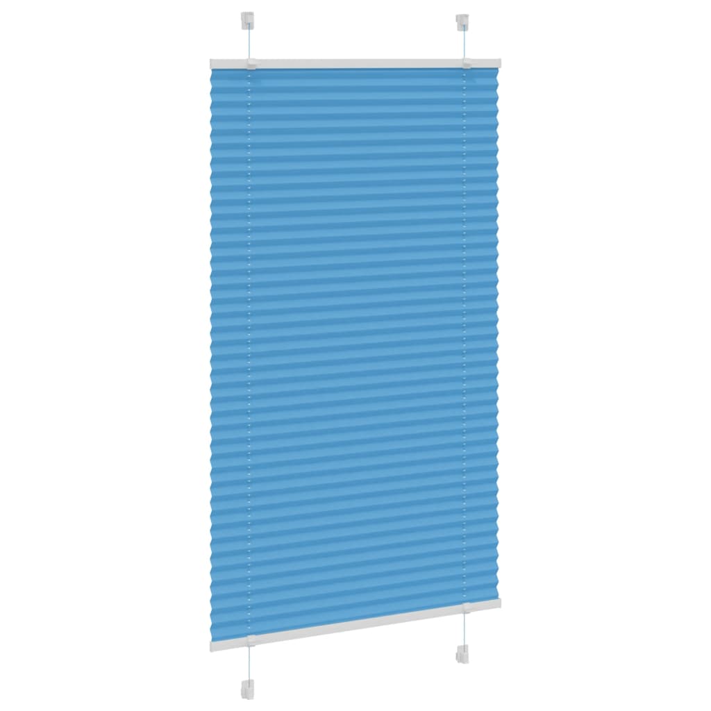 Thumbnail - vidaXL Plissee Blau 75x150 cm Stoffbreite 74,4 cm Polyester
