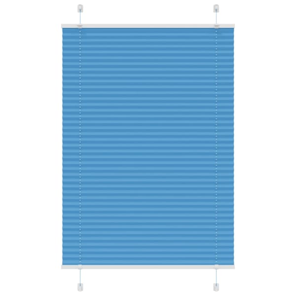 vidaXL plisseeritud ruloo sinine 90x150 cm kanga laius 89,4 cm