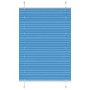 Plisovaná roleta modrá 90x150 cm Šířka látky 89,4 cm Polyester - obrázek 1