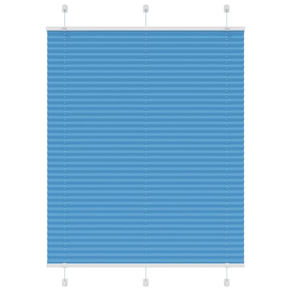 vidaXL plisseeritud ruloo sinine 105x150 cm kanga laius 104,4 cm