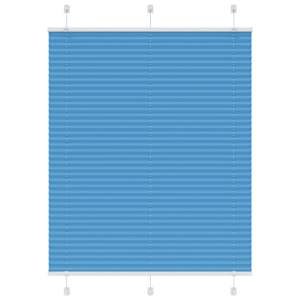 Plisovaná roleta modrá 110x150 cm Šířka látky 109,4cm Polyester - obrázek 1