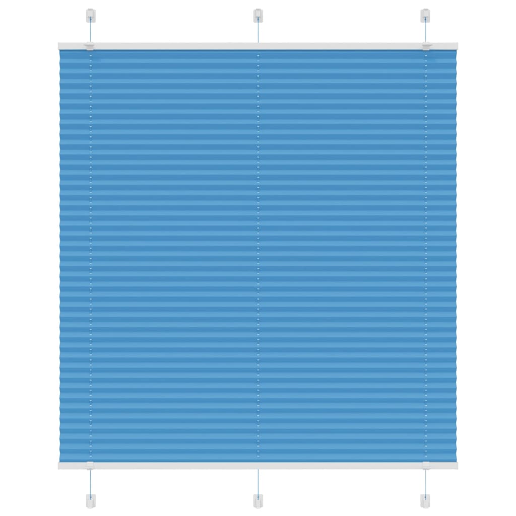vidaXL plisovaná roleta modrá 120x150 cm Šírka látky 119,4 cm