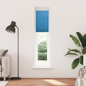 Plisovaná roleta modrá 45x200 cm Šířka látky 44,4 cm Polyester - obrázek 2