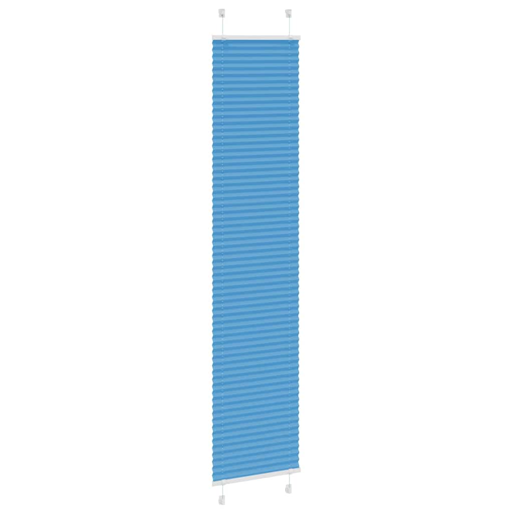Thumbnail - vidaXL Plissee Blau 50x200 cm Stoffbreite 49,4 cm Polyester