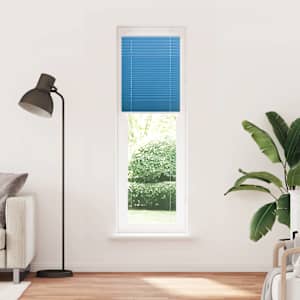 Plisovaná roleta modrá 60x200 cm Šířka látky 59,4 cm Polyester - obrázek 2