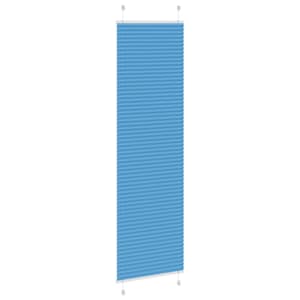 Plisovaná roleta modrá 60x200 cm Šířka látky 59,4 cm Polyester - obrázek 4