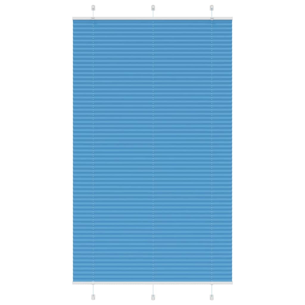 vidaXL Plisovaná roleta modrá 120x200 cm, šírka látky 119,4 cm, polyester