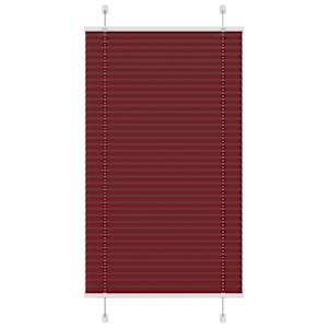 Plisovaná roleta Bordeauxská červená 80x100 cm Šířka látky - obrázek 1
