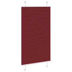 Plisovaná roleta Bordeauxská červená 80x100 cm Šířka látky - obrázek 3