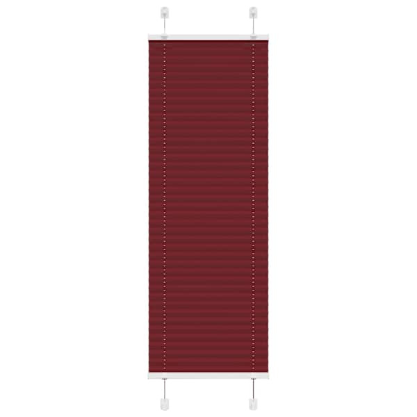 vidaXL plisseeritud ruloo Bordeaux punane 40x150 cm Kanga laius