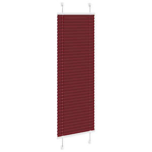 Plisovaná roleta Bordeauxská červená 40x150 cm Šířka látky - obrázek 3