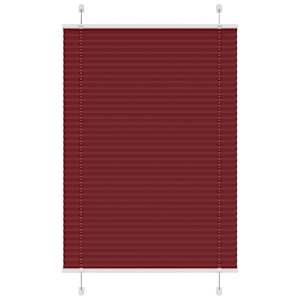 Plisirana žaluzija Bordeaux Red 95x150 cm Širina tkanine 94,4cm