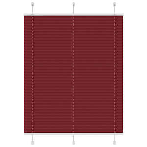 Plisirana žaluzija Bordeaux Red 105x150 cm Širina tkanine