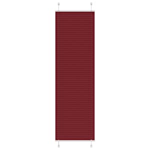 Plisirana žaluzija bordo rdeča 55x200 cm širina blaga 54,4 cm poliester