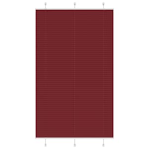 Plisovaná roleta Bordeauxská červená 115x200 cm Šířka látky - obrázek 1
