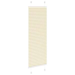 Plisovaná roleta krémová 40x100 cm Šířka látky 39,4cm Polyester - obrázek 4