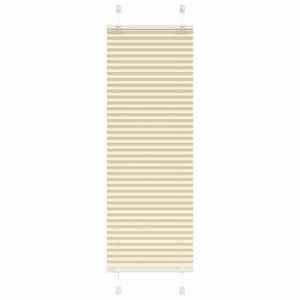 Plisovaná roleta krémová 45x100 cm Šířka látky 44,4cm Polyester - obrázek 1