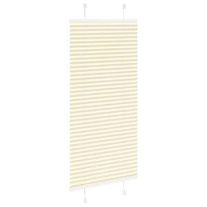 Plisovaná roleta krémová 60x100 cm Šířka látky 59,4cm Polyester - obrázek 4