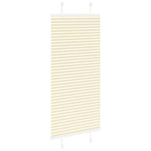 Plisovaná roleta krémová 65x100 cm Šířka látky 64,4cm Polyester - obrázek 4