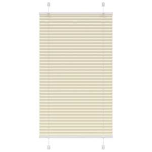 Plisovaná roleta krémová 70x100 cm Šířka látky 69,4cm Polyester - obrázek 1