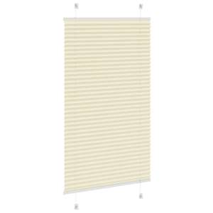 Plisovaná roleta krémová 80x100 cm Šířka látky 79,4cm Polyester - obrázek 4