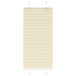 Plisovaná roleta krémová 60x150 cm Šířka látky 59,4cm Polyester - obrázek 1
