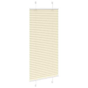 Plisovaná roleta krémová 60x150 cm Šířka látky 59,4cm Polyester - obrázek 3