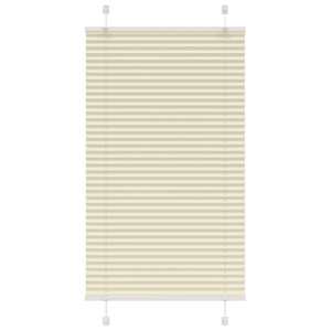 Plisovaná roleta krémová 70x150 cm Šířka látky 69,4cm Polyester - obrázek 1
