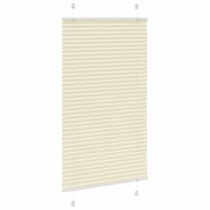 Plisovaná roleta krémová 70x150 cm Šířka látky 69,4cm Polyester - obrázek 3
