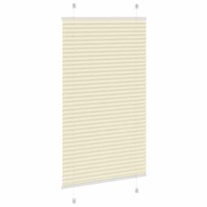 Plisovaná roleta krémová 70x150 cm Šířka látky 69,4cm Polyester - obrázek 4