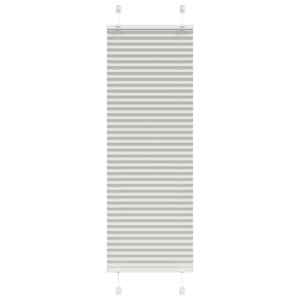 vidaXL plisseeritud ruloo helehall 40x100 cm kanga laius 39,4 cm