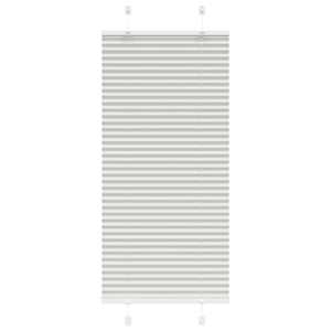 Plisovaná roleta světle šedá 60x100 cm Šířka látky 59,4 cm - obrázek 1