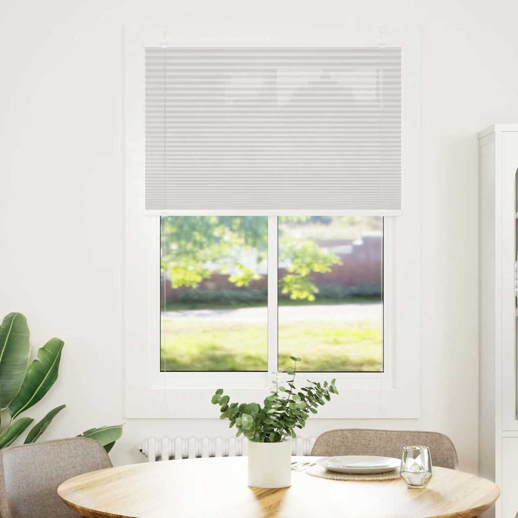 vidaXL Plissé rolgordijn 95x100 cm stofbreedte 94,4 cm polyester afbeelding