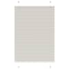 vidaXL plisseeritud ruloo helehall 100x100 cm kanga laius 99,4 cm