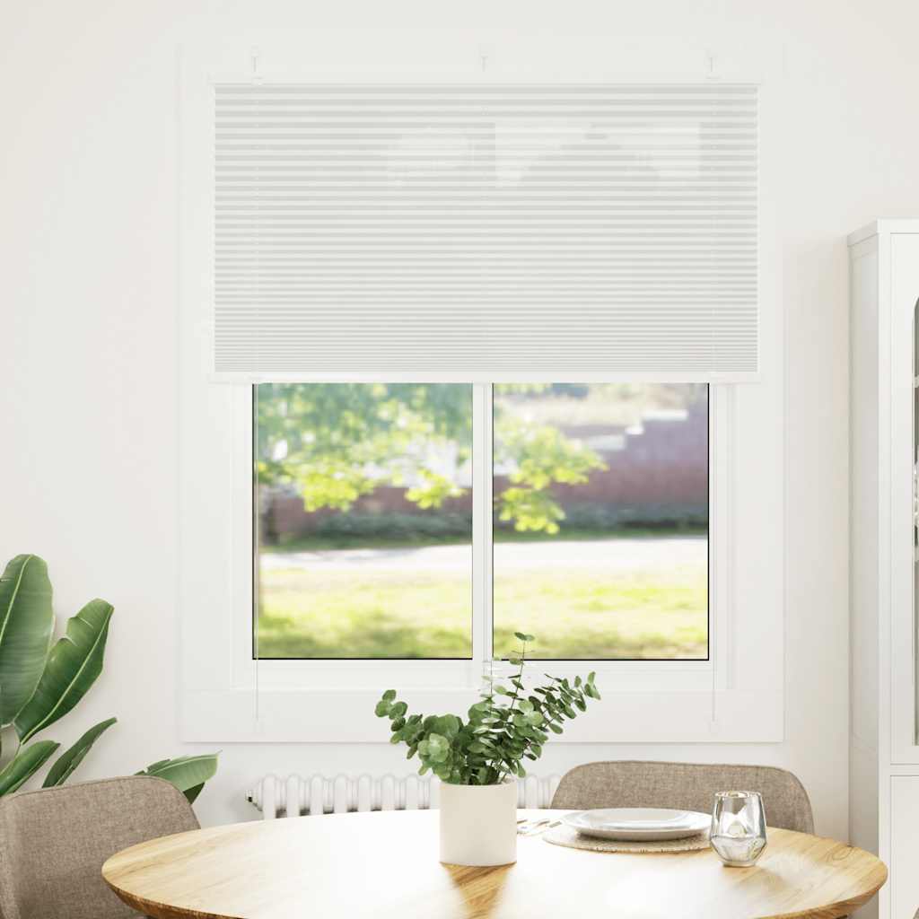 vidaXL Plissé rolgordijn 110x100 cm stofbreedte 109,4 cm polyester afbeelding