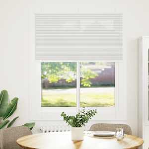 Plisovaná roleta světle šedá 110x100 cm Šířka látky 109,4 cm - obrázek 2