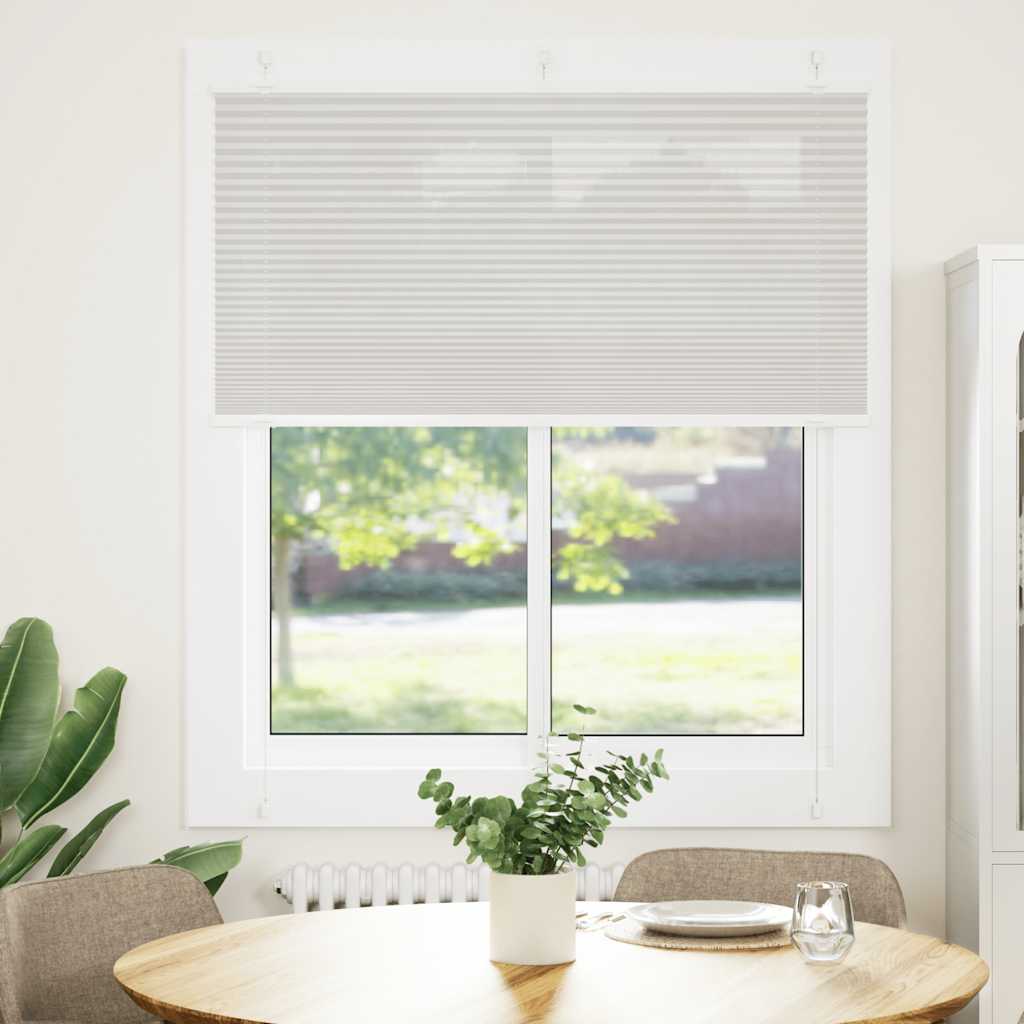 vidaXL Plissé rolgordijn 120x100 cm stofbreedte 119,4 cm polyester afbeelding