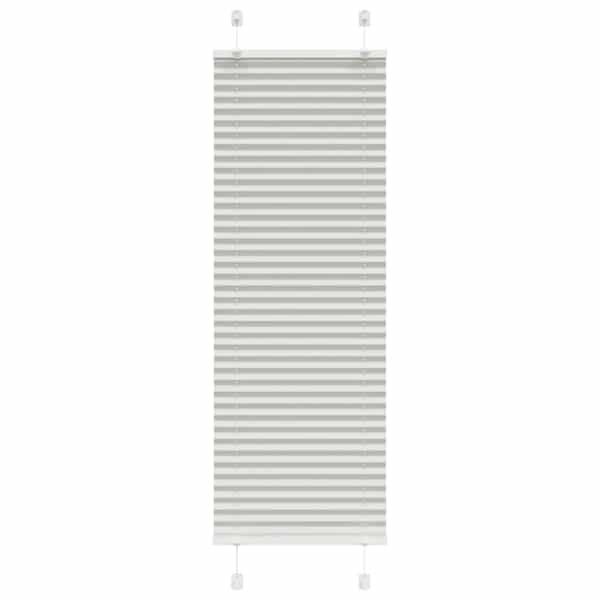 vidaXL plisseeritud ruloo helehall 40x150 cm kanga laius 39,4 cm
