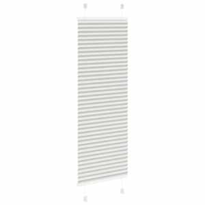 Plisovaná roleta světle šedá 45x150 cm Šířka látky 44,4 cm - obrázek 4