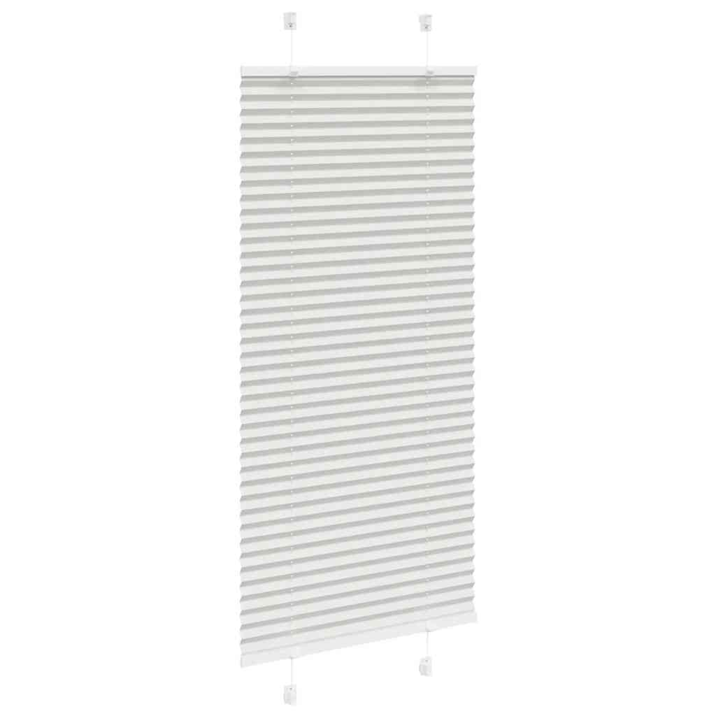 Thumbnail - vidaXL Plissee Hellgrau 60x150 cm Stoffbreite 59,4 cm Polyester