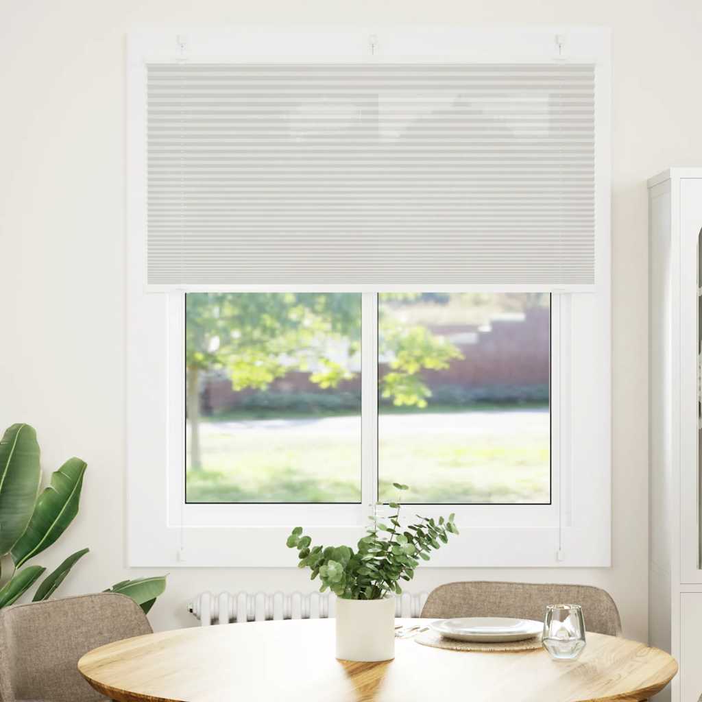 vidaXL Plissé rolgordijn 120x150 cm stofbreedte 119,4 cm polyester afbeelding