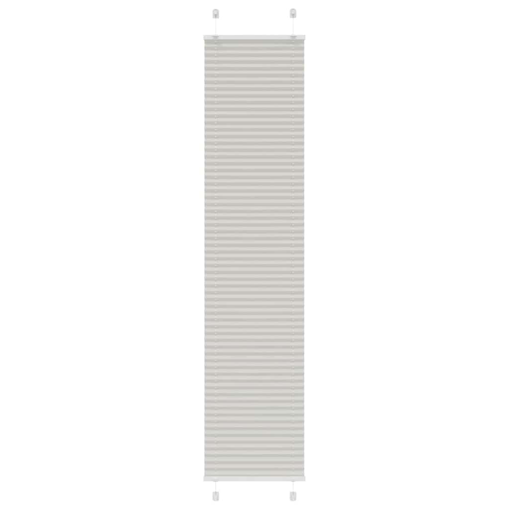 vidaXL Plisovaná roleta světle šedá 50x200 cm Šířka látky 49,4 cm