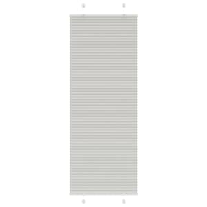 Plisovaná roleta světle šedá 70x200 cm Šířka látky 69,4 cm - obrázek 2