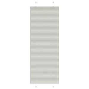 Plisovaná roleta světle šedá 75x200 cm Šířka látky 74,4 cm - obrázek 1