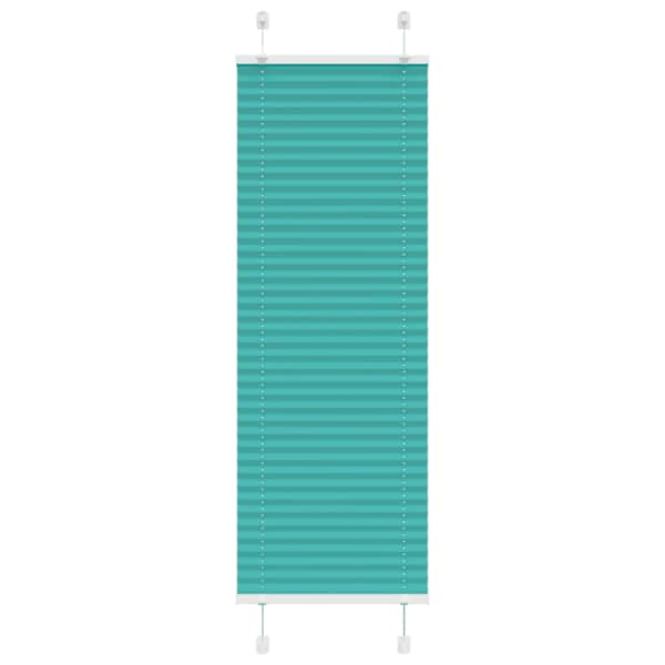 vidaXL volditud ruloo, petrooleumroheline, 40 x 100 cm, kangas, laius 39,4 cm, pol&uuml;ester