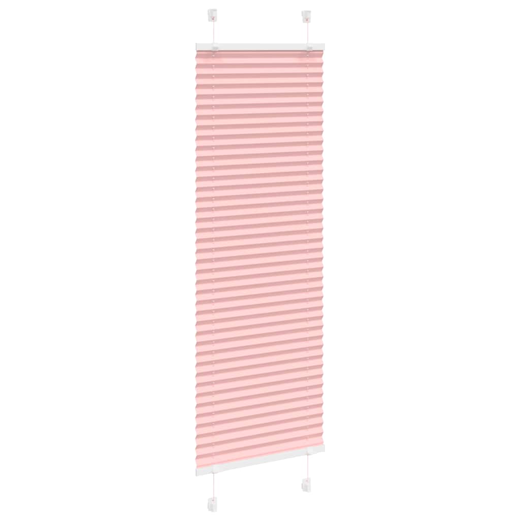 Thumbnail - vidaXL Plissee Rosa 40x100 cm Stoffbreite 39,4 cm Polyester