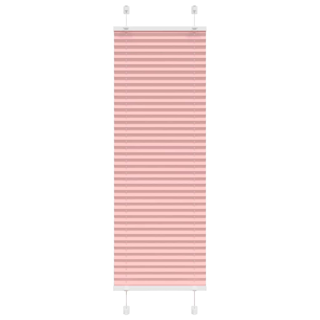 vidaXL Plissee Rosa 45x100 cm Stoffbreite 44,4 cm Polyester