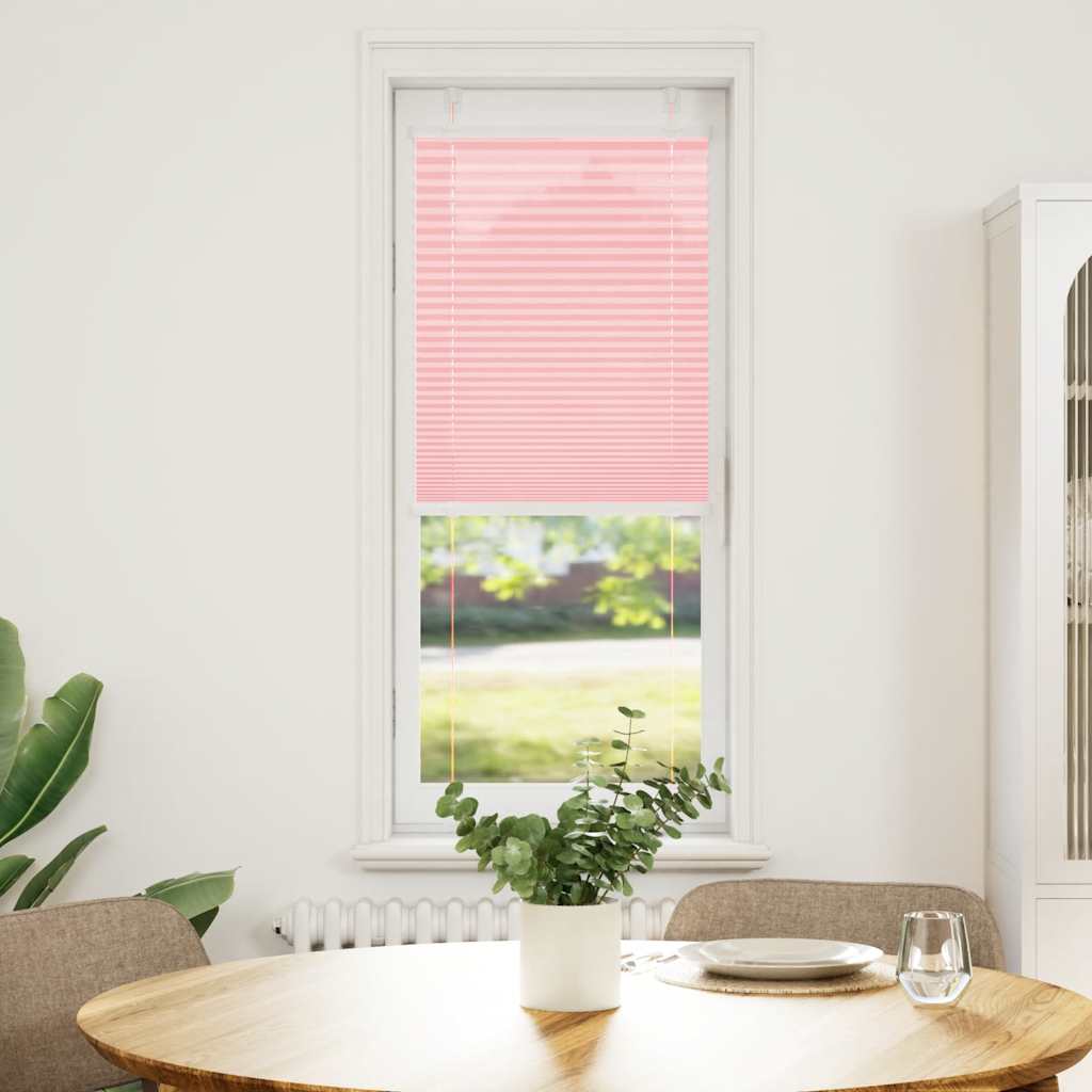 Thumbnail - vidaXL Plissee Rosa 45x100 cm Stoffbreite 44,4 cm Polyester